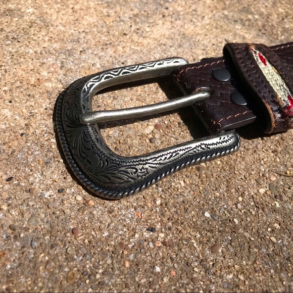 Western Style Belt - 44” Long - 2x2” buckle - Picture 2 of 6